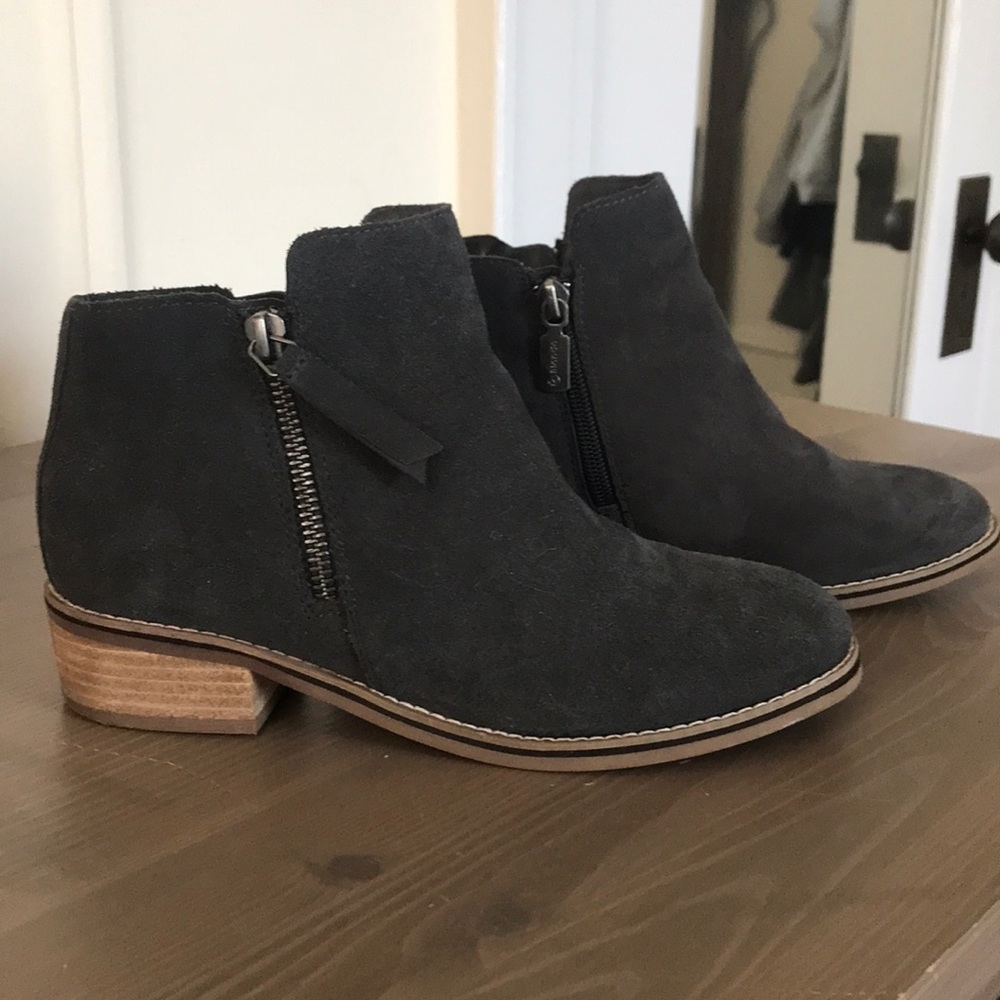 Blondo | dark grey rain booties size 6